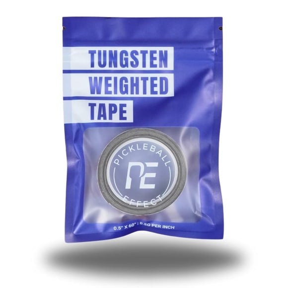 Cinta pesada de tungsteno, efecto pickleball, 0,5 g/pulgadas, 60 pulgadas