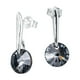 thumbnail image 1 of Aros Punto de Luz Plata Italiana 925 y Cristal Genuino Silver Night, 1 of 4