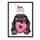 thumbnail image 1 of Cuadro Love Is Sweet con Marco Negro, 1 of 1