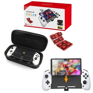 Controlador De Juego En Línea Aaronmei Compatible Con Nintendo Switch Oled + Bolsa De Almacenamiento + Caja Para Tarjetas 8 En 1