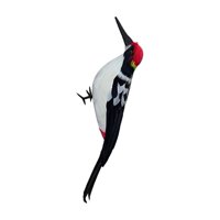 Magideal - Hecho A Mano Pájaro Carpintero Decoración Película Pájaro Casa Regalo Escena Modelo Arte Realista Estatua Modelo Para Jardín Patio Hogar Patio Al Aire Estilo A