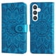 thumbnail image 1 of Funda tipo cartera FOXDOCK para Samsung Galaxy S24 , diseño girasol en relieve, cuero PU, cierre magnético, soporte y tarjetero, 1 of 5