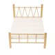 thumbnail image 1 of Muebles Para El Hogar Dormitorio Para Mu?ecas Blythe 1/16, Juguete De Regalo, Cama Doble, Dorado, 1 of 5