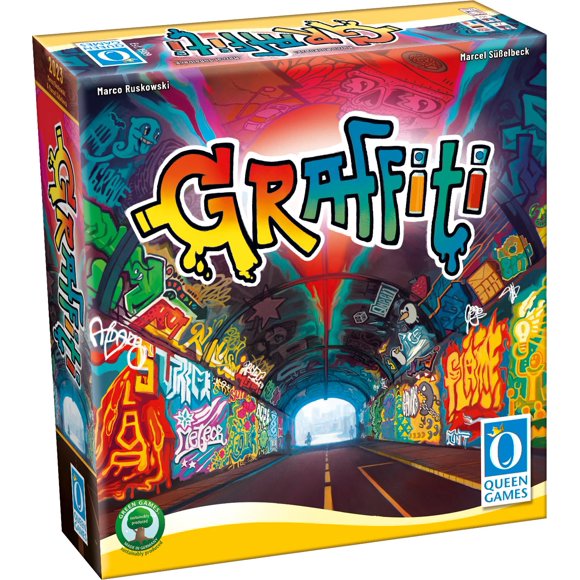 Juego de mesa Queen Games Graffiti para 2 a 4 jugadores a partir de 8 años