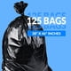 thumbnail image 2 of Bolsas de basura Reli. SuperValue, 150 litros (40-45 galones), 125 unidades, 2 of 7
