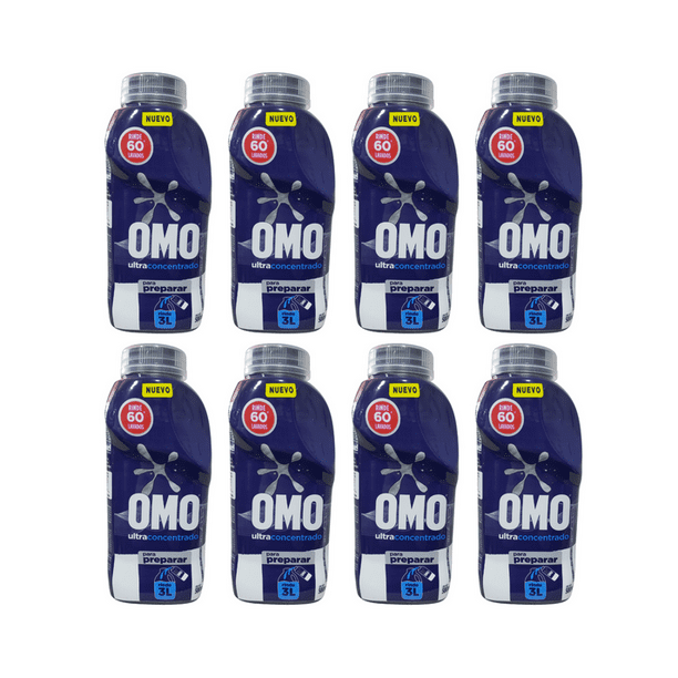 Detergente Pack 8 Unidades Omo Diluir 500 Ml | Lider