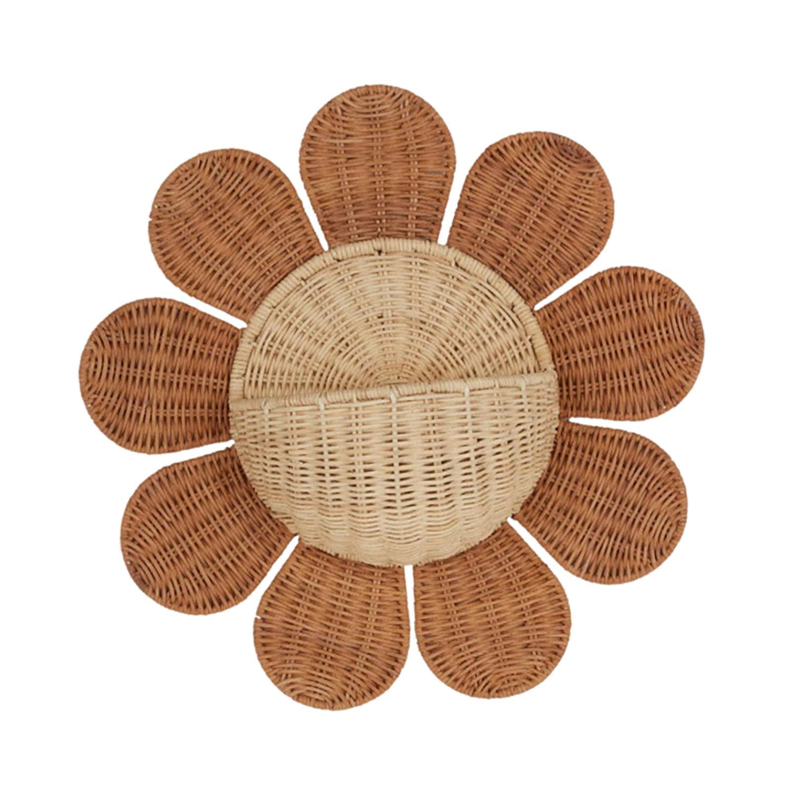 Bothyi - Cesta De Pared Con Soporte Para Colgar, Estilo Bohemio, Decorativa Para La Entrada De La Despensa De La Guardería
