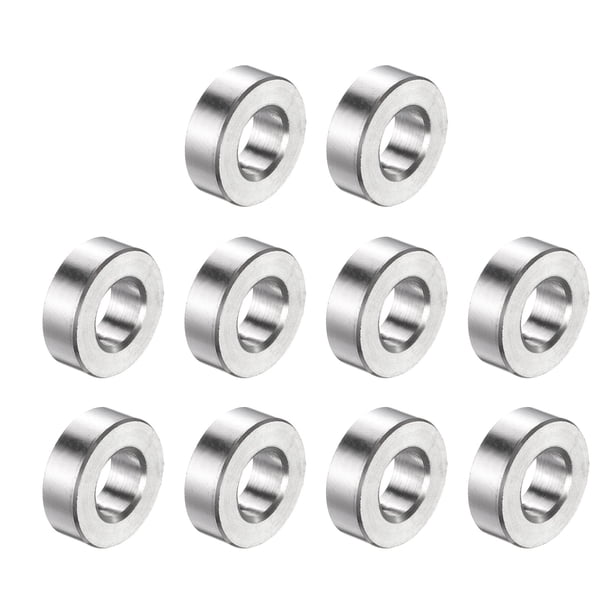 Uxcell 10 paquete de separadores de acero inoxidable 3/8" de diámetro x 3/4" OD x 1/4" de longitud