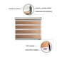 thumbnail image 4 of Cortina Roller Duo Zebra Dia Y Noche 060x160 Marron Claro 075x160, 4 of 7