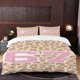 thumbnail image 1 of Bedding Set with Pink Number 67 on a Leopard Print Background, 1 of 5