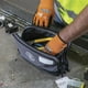thumbnail image 3 of Bolsa para herramientas con cierre Klein Tools 55583 con compartimentos dobles, 3 of 3