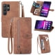thumbnail image 1 of Para Samsung Galaxy S26 Ultra 5G Funda de 6.9 Pulgadas, Billetera para Mujer Hombres, Duradera de Cuero PU Magnética con Tapa, Correa de Cordón, Correa de Muñeca con Cierre, Tarjetero, Billetera,, 1 of 10