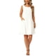 thumbnail image 2 of INSPIRE CHIC Vestidos de Lino para Mujer Verano Sin Mangas Vestido Casual Suelto Flowy Mini Tanque de Playa con Bolsillos S Blanco, 2 of 6