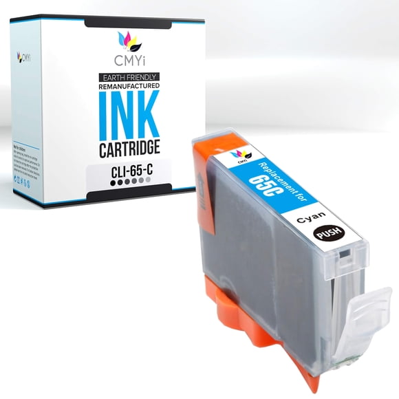 Cartucho de Tinta de Repuesto CMYi CLI-65 Cian para Impresoras Canon PIXMA PRO-200