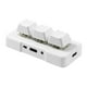 thumbnail image 2 of Teclado De 3 Teclas Programa Personalizado Cortar Copiar Pegar Acceso Directo Teclado Mecánico Blanco, 2 of 3