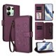thumbnail image 1 of Funda Cartera Mariposa para [Xiaomi Redmi Note 13 4G] con Soporte y Cremallera Violeta, 1 of 6