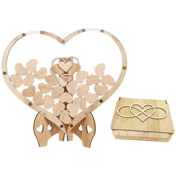 Drop Box Decoraciones Con Soporte Personalizado Para La Firma De Recepción De Bodas