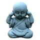 thumbnail image 5 of Mini Estatua De Buda Figurita De Peque?o Monje Coleccionable Para Adorno De Coche De Escritorio Que No Escucha, 5 of 5
