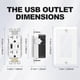thumbnail image 3 of Enchufe de pared USB ThunderWay 4.2A 20A USB‑C/USB‑A, 3 of 8