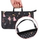 thumbnail image 3 of Organizador de Cartera BTSKY Nylon 29,5x16x9,5 cm Negro/Rosa 13 Compartimientos, 3 of 3