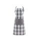 thumbnail image 1 of Delantal DII Buffalo Check Classic Farmhouse Chef gris y blanco, 1 of 9