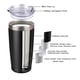 thumbnail image 3 of Vaso de acero inoxidable SpotonDeals de 600 ml con tapa antisalpicaduras, 3 of 7