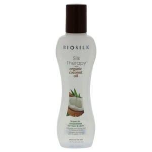 Biosilk - Terapia De Seda Con Tratamiento Sin Enjuague De Aceite De Coco Orgánico De Para Unisex - Tratamiento