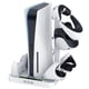 thumbnail image 1 of Estación de Carga para PS5/PSVR2 con Ventilador de Refrigeración y Organizador de Accesorios, Cargador de Controladores de Juego, Base de Carga, Soporte para Accesorios y Soporte para Auriculares, 1 of 7