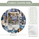 thumbnail image 2 of Anatomía según Grey-theme Fitted Round Tablecloths Elastic Edged Table Covers Waterproof Table Cloth for Kitchen Holiday Party Tables Decor 120cm, 2 of 6
