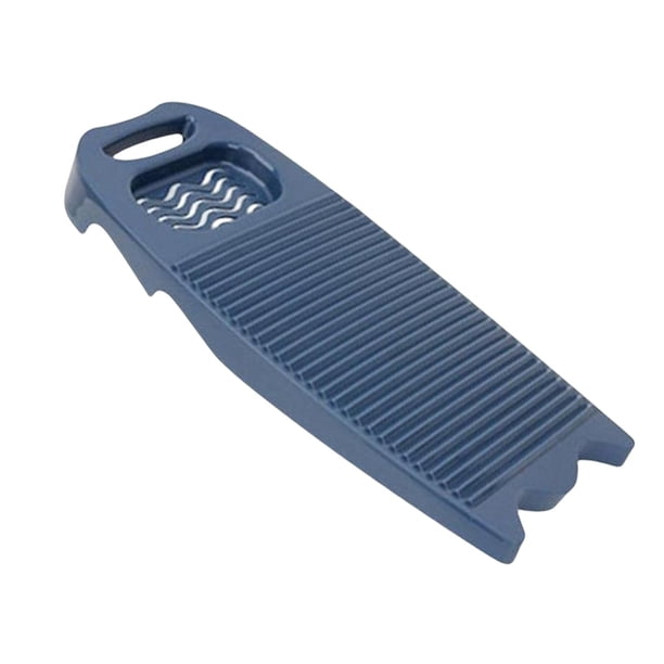 Mini tabla de lavado, calcetines, herramienta de limpieza de ropa con soporte para jabón, tabla de lavado para lavandería, herramientas de lavandería azul oscuro