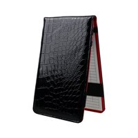 Magideal - Soporte De Tarjeta De Puntuación De Golf De Cuero Pu, Resistente Al Desgaste, Versátil, Portátil De 7X4,3 Pulgadas Para Hombres Y Mujeres, Golfista Negro