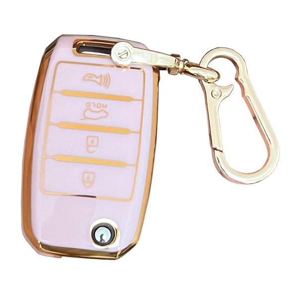 Fundas para mando de coche Kia QIXIUBIA color rosa sakura