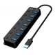 thumbnail image 1 of Hub Splitter Usb 3.0 A 7x Usb 3.0 Windows Mac Indicador Led, 1 of 2