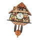 thumbnail image 3 of Reloj Análogo De Pared Madera Vintage Marrón Unisex, 3 of 3