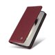 thumbnail image 3 of Funda Billetera de Cuero para Samsung Galaxy S25 Ultra con Tarjetero y Soporte - Tapa Magnética Rojo, 3 of 6