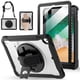 thumbnail image 1 of Funda para iPad BRAECNstock 9.7" negra con correa y soporte giratorio, 1 of 7