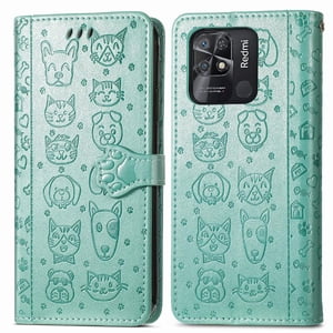 Funda Cartera Foxdock Para Xiaomi Redmi 10C , Flip Pu Con