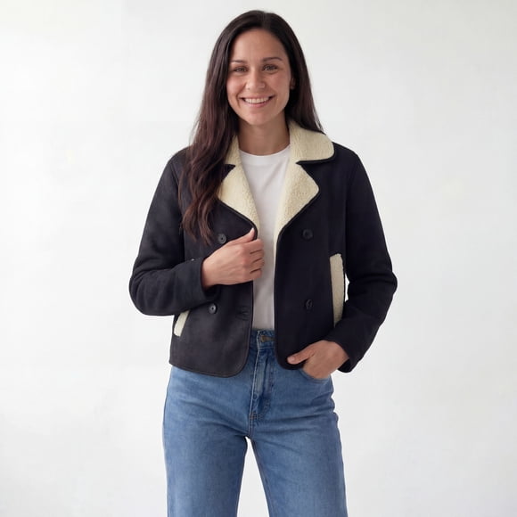 Chaqueta Boulevard Mujer Negra Talla M