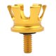 thumbnail image 4 of Pernos De Tornillo De Asiento De Aluminio Estilo Corona De Motocicleta De 1/4 "para Harleys Golden, 4 of 5