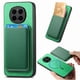 thumbnail image 5 of Funda de Cuero Magnética con Tarjetero para Honor Magic 7 Pro Cubierta Delgada Verde, 5 of 5