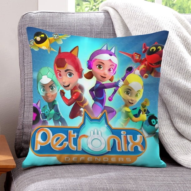 Defensores Petronix Fundas de almohada de terciopelo con tema, regalos de funda de almohada, decoración para el hogar, cojín de lanzar, regalo de cumpleaños para fans y parejas.30*30cm.