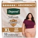 thumbnail image 1 of Ropa interior para incontinencia y posparto Depend Silhouette XL, 1 of 8