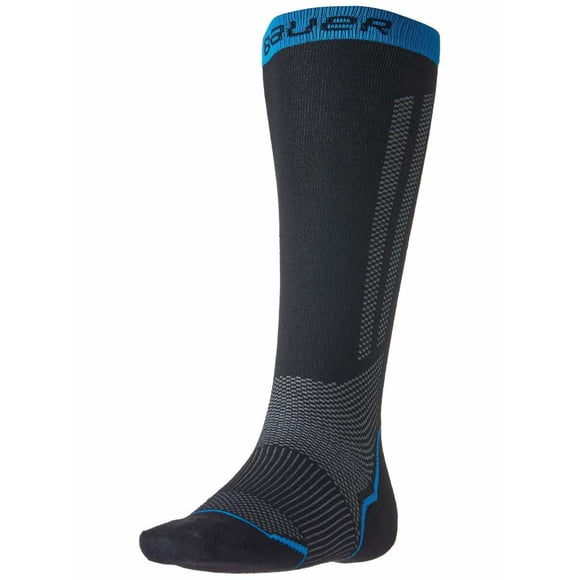 Calcetines altos para patines de hockey Bauer Performance negros 1059308
