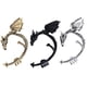 thumbnail image 1 of piezas de pendientes góticos punk con clip para las orejas, de metal, con diseño de dragón, estilo retro, sin perforaciones, con diseño de animal., 1 of 8