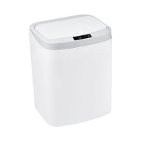 Bothyi - Cubo De Basura Inteligente De 16 L, Cubo De Basura Para Oficina, Sala De Estar, Dormitorio, Blanco