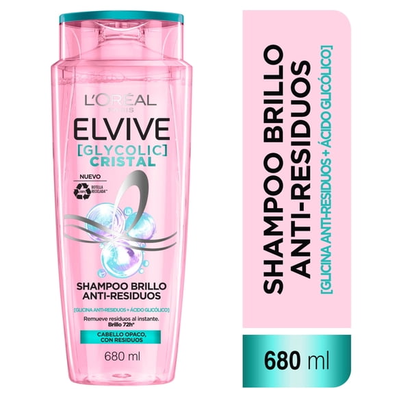 Shampoo Elvive Glycolic Crystal, 680 ml