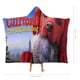 thumbnail image 2 of Clifford, el Gran Perro Rojo Manta Capa con Capucha Anti-Bolitas, Manta de Lana Ártica Suave, Manta Portátil de Felpa Ligera y Lujosa, Poncho para Siesta en Casa y Oficina, 100*130cm, 2 of 6