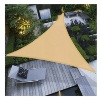 Genérico - Toldo Vela Lona Beige Resistente 3.5X3.5X3.5