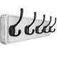 thumbnail image 1 of Perchero de pared SKOLOO 44 cm, 5 ganchos, madera maciza, blanco, 1 of 6