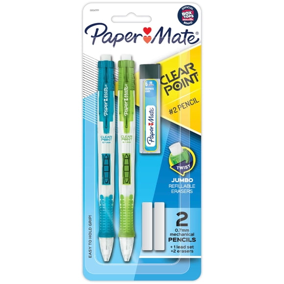 Lápices mecánicos Paper Mate Clearpoint 0,7 mm HB #2